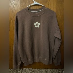 Pacsun Brown Crewneck